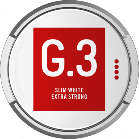 G.3 Slim White Portion Extra Strong