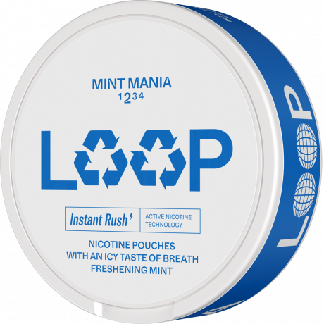 LOOP Mint Mania snus can at Snusdaddy.com