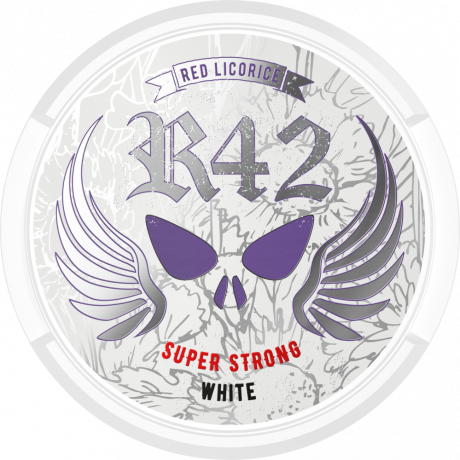 R42 Red Licorice White Portion Super Strong