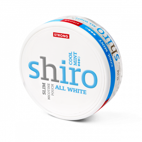Shiro All White Slim Cool Mint Strong