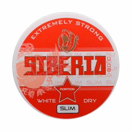 Siberia -80 White Dry Slim Chewing Bags