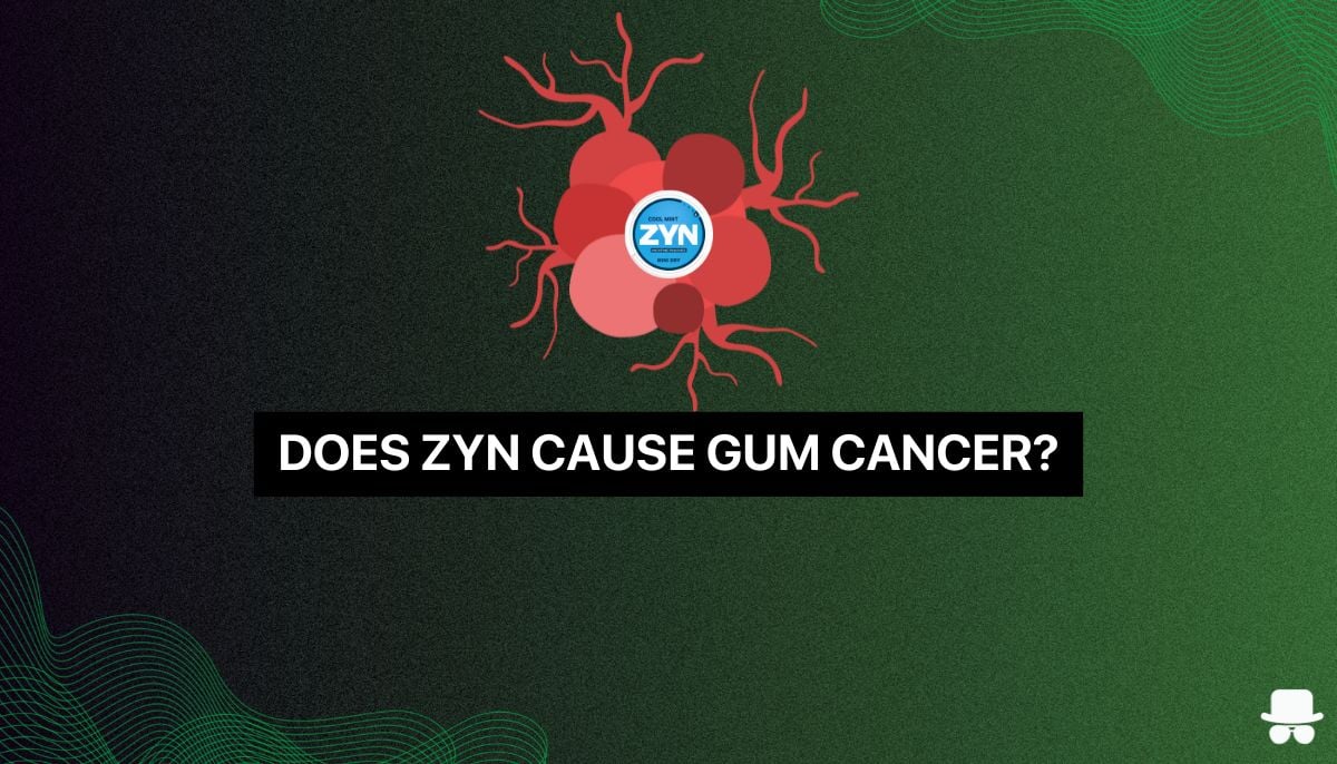 an image with zyn and a cancercell depicting gum cancer