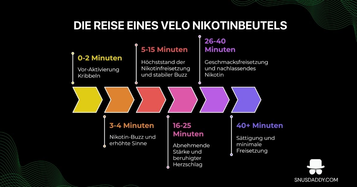 how long do velo nicotine pouches last