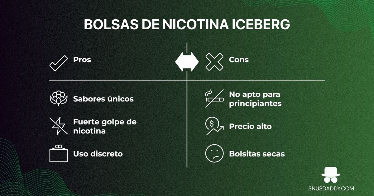 iceberg nicotine pouches pros and cons