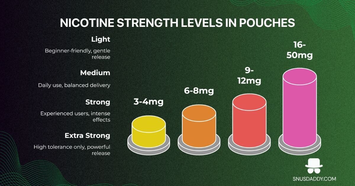 Nicotine pouches strength guide