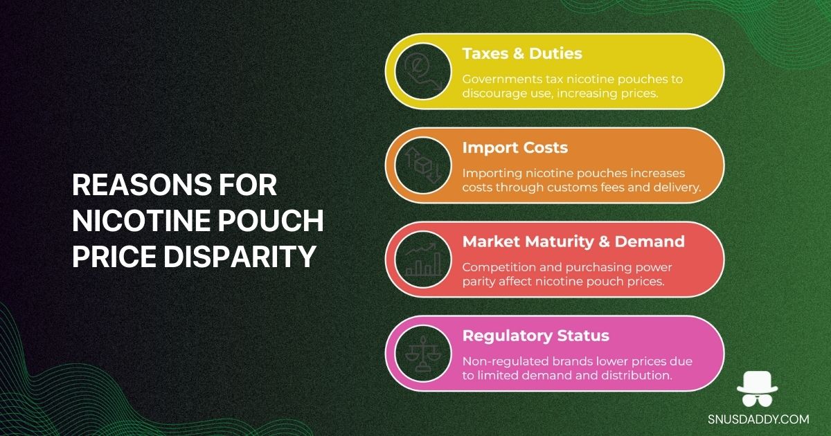 Reasons for Nicotine Pouch Price Disparity