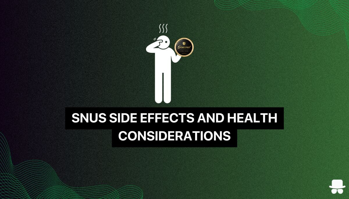 a figure of a person having side effects from snus