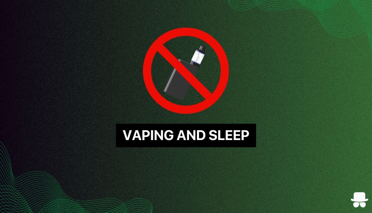 vaping and how it affects sleep compared to nicotine pouches