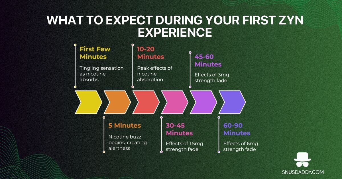 What do expect when taking ZYN for first time