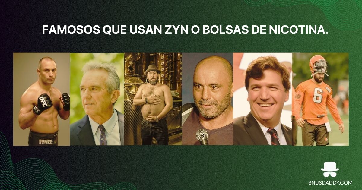 celebrities who use nicotine pouches