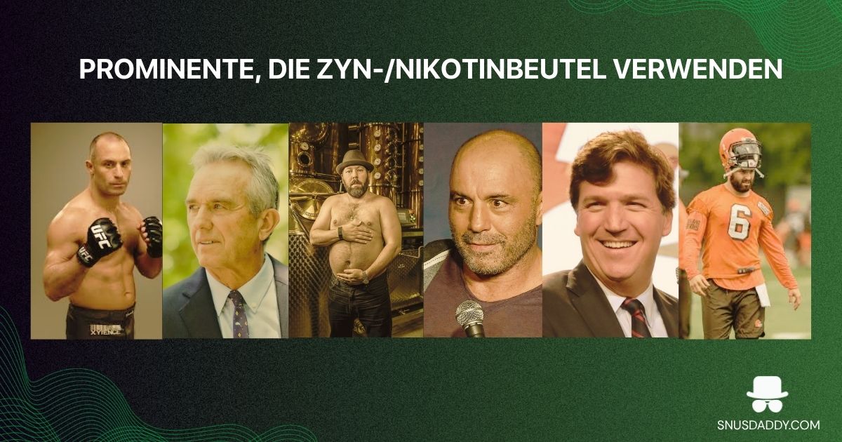 Celebrities who use ZYN