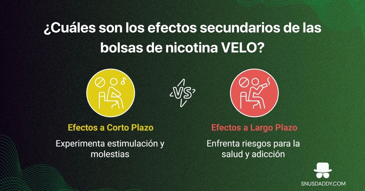 Velo nicotine pouches side effects