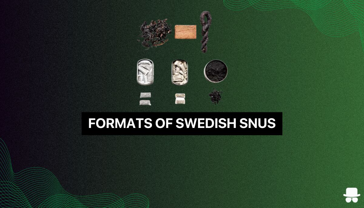 different snus formats