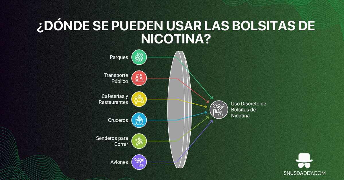 Nicotine pouches in public places