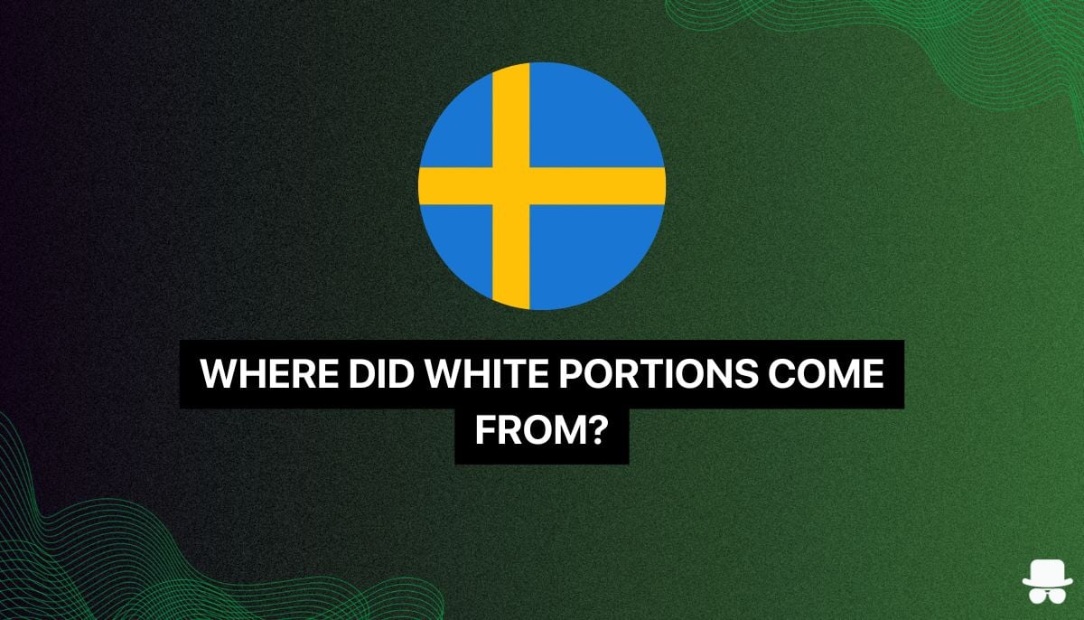 Where did white portions come from