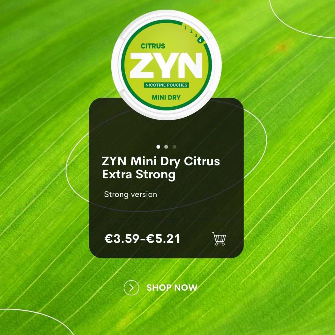 Buy ZYN dry citrus Italy